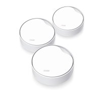 TP-Link DECO X50-PoE(3-PACK) Divkāršā frekvenču josla (2.4 GHz / 5 GHz) Wi-Fi 6 (802.11ax) Balts Iekšējs