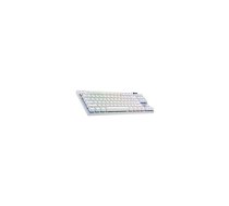 Logitech PRO X TKL, US, balta - Bezvadu klaviatūra