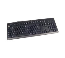 HP 672647-043 tastatūra USB QWERTZ Vācu Melns