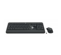 Logitech Advanced MK540 tastatūra Pele iekļauta USB QWERTY Ziemeļvalstu Melns, Balts