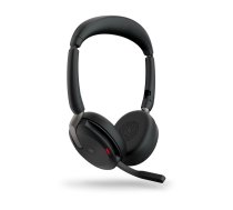 Jabra Evolve2 65 Flex Austiņas Vadu & Bezvadu Birojs / zvanu centrs Bluetooth Melns