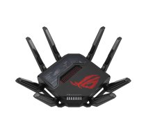 ASUS ROG Rapture GT-BE98 bezvadu rūteris 10 Gigabit Ethernet Quad-band (2.4 GHz / 5 GHz-1 / 5 GHz-2 / 6 GHz) Melns