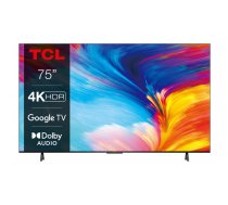 TCL P63 Series 75P635 televizors 190,5 cm (75") 4K Ultra HD Viedtelevizors Wi-Fi Melns