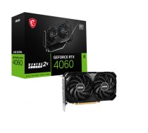 MSI GEFORCE RTX 4060 VENTUS 2X BLACK 8G OC video karte NVIDIA 8 GB GDDR6