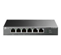 TP-Link TL-SG1006PP tīkla pārslēgs Nepārvaldīts Gigabit Ethernet (10/100/1000) Power over Ethernet (PoE) Pelēks