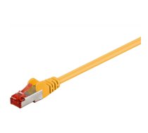 S/FTP CAT6 0.5m Yellow LSZH