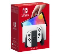 Nintendo Switch OLED portatīvā spēļu konsole 17,8 cm (7") 64 GB Skārienjūtīgais ekrāns Wi-Fi Balts