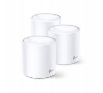 TP-Link DECO X60(3-PACK) tīkla veida Wi-Fi sistēma Divkāršā frekvenču josla (2.4 GHz / 5 GHz) Wi-Fi 6 (802.11ax) Balts 2 Iekšējs