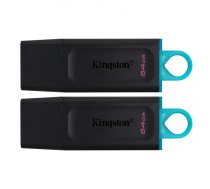 Kingston Technology DataTraveler Exodia USB zibatmiņa 64 GB USB Type-A 3.2 Gen 1 (3.1 Gen 1) Melns