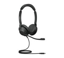 Jabra Evolve2 30, MS Stereo Austiņas Vadu Birojs / zvanu centrs USB Veids-C Melns