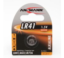 Battery LR41, 1.5 V, Alkaline