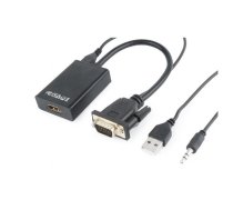 I/O ADAPTER VGA TO HDMI/A-VGA-HDMI-01 GEMBIRD