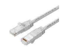 CAT6A UTP 0,5m White LSZH,