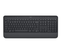 Logitech Signature K650 tastatūra Bluetooth sistēma QWERTY Dāņu, Somu, Ziemeļvalstu, Zviedru Grafīts