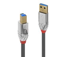 Lindy 36663 USB kabelis 3 m USB 3.2 Gen 1 (3.1 Gen 1) USB A USB B Pelēks