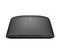 D-Link DGS-1008D/E tīkla pārslēgs Nepārvaldīts Gigabit Ethernet (10/100/1000) Melns