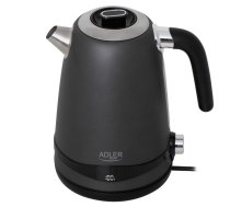 Adler Kettle | AD 1295g SS | Electric | 2200 W | 1.7 L | Stainless Steel | 360° rotational base | Grey