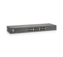 LevelOne GSW-2457 tīkla pārslēgs Nepārvaldīts Gigabit Ethernet (10/100/1000) Melns