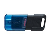 Kingston Technology DataTraveler 80 M USB zibatmiņa 256 GB USB Veids-C 3.2 Gen 1 (3.1 Gen 1) Melns, Zils