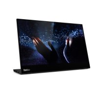 Lenovo M14t LED display 35,6 cm (14") 1920 x 1080 pikseļi Full HD Skārienjūtīgais ekrāns Melns