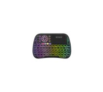 Klaviatūra Savio ARGB Mini Bluetooth + 2.4 GHz Black