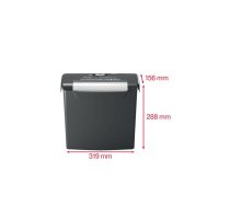 Rexel Momentum S206 paper shredder Strip shredding 72 dB Black Grey