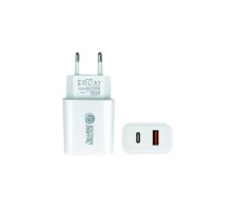 Charger EXTRA DIGITAL USB 3.0+ Type C: 220V, 20W, QC3.0+ PD