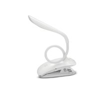 ColorWay LED Table Lamp Flexible & Clip with built-in battery | White Light: 5500-6000 K | Table lamp