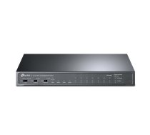 TP-LINK | 8-Port 10/100Mbps + 3-Port Gigabit Desktop Switch with 8-Port PoE+ | LS1008 | Unmanaged | Desktop | Power supply type