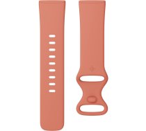 Fitbit | Versa 3/Sense Accessory Infinity Band, Pink Clay - Large | Flexible, silicone material similar | Water-resistant