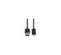 Hama USB Male - MicroUSB Male 0.9m Black