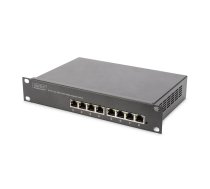 Digitus | 8-port Gigabit Ethernet Switch | DN-80114 | Unmanaged | Rackmountable | Power supply type Internal