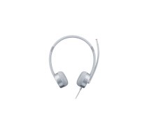 Lenovo 100 Stereo Analogue Headset Austiņas Birojs / zvanu centrs Sudrabs
