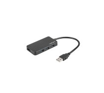Natec | 4 Port Hub With USB 3.0 | Moth NHU-1342 | Black | 0.15 m