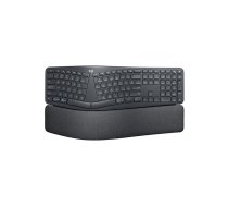 Logitech Ergo K860 tastatūra RF bezvadu sakari + Bluetooth QWERTY Ziemeļvalstu Grafīts