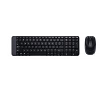 Logitech Wireless Combo MK220 tastatūra Pele iekļauta RF Bezvadu QWERTY US International Melns