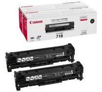 Canon CRG-718 Bk VP tonera kārtridžs 2 pcs Oriģināls Melns