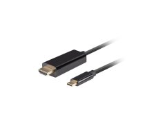 Lanberg USB-C to HDMI Cable, 0.5 m 4K/60Hz, Black | Lanberg | USB-C to HDMI Cable | Black | 0.5 m