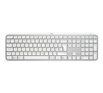 Logitech MX Keys S tastatūra RF bezvadu sakari + Bluetooth QWERTY Dāņu, Somu, Norvēģu, Zviedru Alumīnijs, Balts
