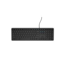 DELL KB216 tastatūra USB AZERTY Franču Melns