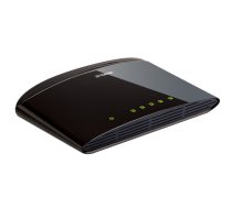 D-Link DES-1005D Nepārvaldīts Fast Ethernet (10/100) Melns