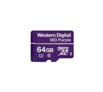 MicroSDHC atmiņas karte 64GB WD Purple