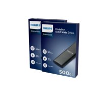 Philips External SSD 500GB Ultra speed Space grey
