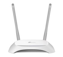 TP-Link TL-WR840N bezvadu rūteris Ātrais Ethernet Viena frekvenču josla (2.4 GHz) Pelēks, Balts