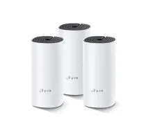 TP-Link Deco M4(3-pack) Divkāršā frekvenču josla (2.4 GHz / 5 GHz) Wi-Fi 5 (802.11ac) Balts 2 Iekšējs [#585097]