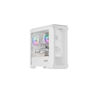 GENESIS Irid 503 Mini Tower Caurspīdīgs, Balts