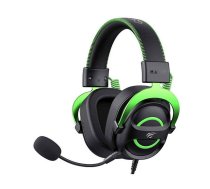 Havit H2002E - gaming headphones, black and green