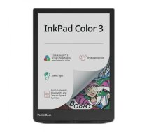 PocketBook InkPad Color 3, 7.8", 32 GB, pelēka/melna - E-grāmata [#593921]