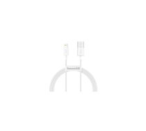 Baseus CABLE LIGHTNING TO USB 1M/WHITE CALYS-A02