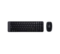Logitech Wireless Combo MK220 tastatūra Pele iekļauta RF Bezvadu QWERTY Angļu Melns